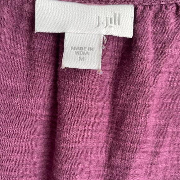 J.Jill Purple Long Sleeve Ladies Button Down Career Casual Top, M - Picture 4 of 6